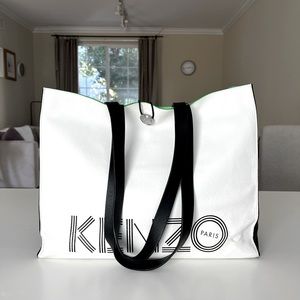 Kenzo & H&M Collaboration Genuine Leather Large Shopper Bag
